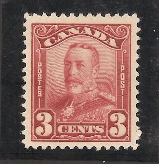 King George V Scroll Issue 3 Cents 151 Mh photo