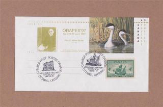 Canada Post 1997 Orapex ' 97 Day Of Issue Cover With John Cabot 1947 photo