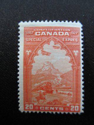 1927 Canada Mhm 20 Cent Special Delivery Stamp,  E3; Cv $35.  00 photo