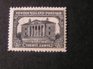 Newfoundland,  Scott 157,  20c.  Value 1928 Scenes Of Newfoundland Issue Mvlh photo