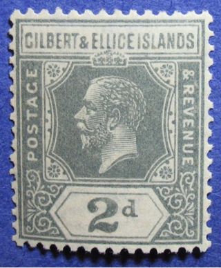 1922 Gilbert Ellice Is 2d Scott 30 Sg 30 Cs06884 photo