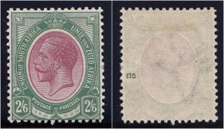 South Africa 1913 Kgv 2s6d Purple & Green.  Sg 14.  Sc 13. photo