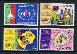 Lesotho 1973 Food Programme Sg 235/8 photo
