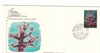 (22373) Fdc Papua Guinea - Flowers Dendronepthya photo