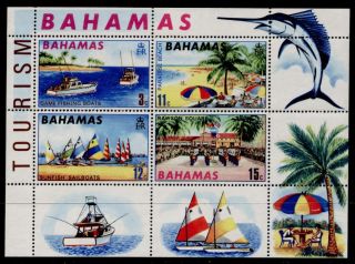 Bahamas 293a Tourism,  Game Fishing,  Sail Boats,  Military Band photo