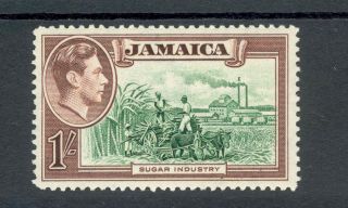 Jamaica Kgvi 1938 - 52 1/ - Green & Purple - Brown Sg130 photo