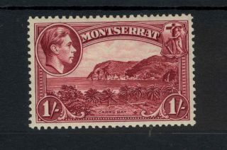 Montserrat Kgvi 1938 1/ - Lake Sg108 Perf 13 Mounted photo