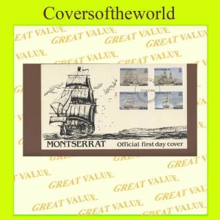 Montserrat 1986 Sailing Ships First Day Cover photo
