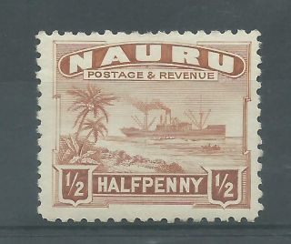 Nauru - 1937 To 1948 - Sg26b - Cv £ 4.  00 - Mounted photo