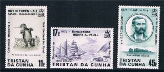 Tristan Da Cunha 1987 Shipwrecks Sg426/8 photo