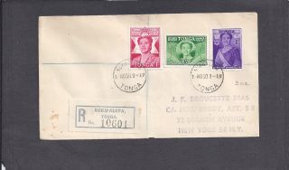 1950 Registered Birthday Issue Nukualofa,  Tonga Nov 1 - 1950 photo