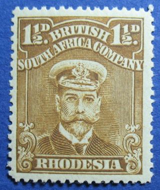 1919 Rhodesia 1 1/2d Scott 121b S.  G.  206 Nh Cs09815 photo