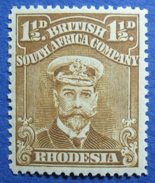 1919 Rhodesia 1 1/2d Scott 121b S.  G.  206 Cs09817 photo