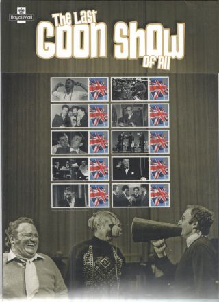 Cs18 The Last Goon Show Of All Royal Mail Commemorative Smilers Type Sheet photo
