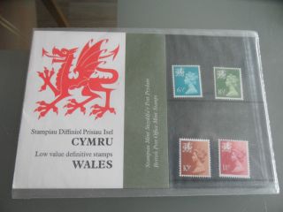 1976 Wales Regional/country Definitive Royal Mail Presentation Pack No.  86 photo