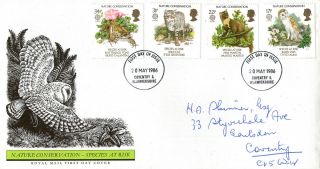 20 May 1986 Nature Conservation Royal Mail First Day Cover Coventry Fdi photo