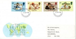 25 September 1984 British Council Royal Mail First Day Cover Gloucestershire A photo