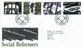28 April 1976 Social Reform Post Office First Day Cover Bureau Shs photo