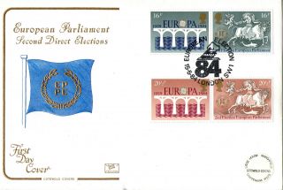 15 May 1984 Europa Cotswold First Day Cover European Election 84 Shs photo