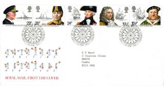 16 June 1982 Maritime Heritage Royal Mail First Day Cover Bureau Shs photo