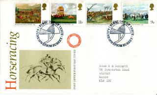 6 June 1979 Horseracing Post Office First Day Cover Epsom Surrey Shs (w) photo