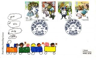 11 July 1979 International Year Of The Child Po Fdc Cub Country Year Birkenhead photo