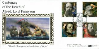 10 March 1992 Tennyson Benham Blcs73b First Day Cover Bude Cornwall Shs photo