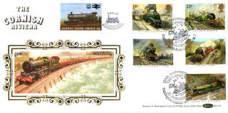22 January 1985 Famous Trains Benham Bls 1 First Day Cover Cornish Riviera (a) photo