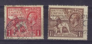 (s171) - George V 1925 British Empire Exhibition - Sg 432/3 - photo
