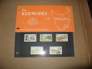 Isle Of Man Presentation Pack Kermodes Of Tasmania photo
