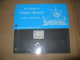 Isle Of Man Presentation Pack Voyage Odins Raven photo