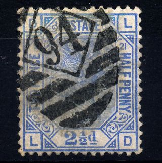 B378 Gb 1881 Sg157 Plate 21 2.  1/2d Blue photo