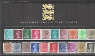1983 Machin Definitive Royal Mail Presentation Pack 1 Um photo