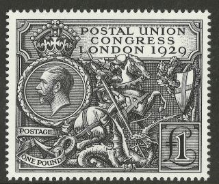 1929 Postal Union Congress £1 (perfect Facsimile) photo