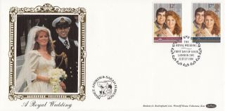 1986 Gb Benham Royal Wedding Fdc With London Sw1 Special Handstamp photo