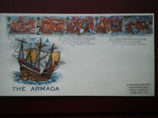 Cover Mercury 1988 The Armada Cat Value £11 Special Hand Stamp photo