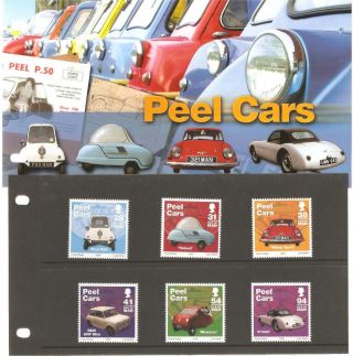 Isle Of Man Presentation Pack Peel Cars photo