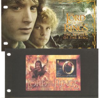 Isle Of Man Presentation Pack Lord Of The Rings The Return Of The King photo