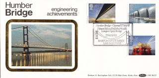 (24405) Gb Benham Fdc Engineering / Humber Bridge / Oil Rig - Barton 25 May 1983 photo