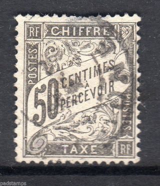 France 1892 50c Black Postage Vf Sg D289 photo