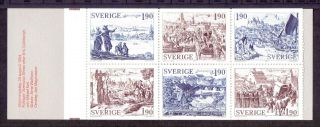 Sweden 1984 Stamp Booklet Old Towns Um (nh) A photo