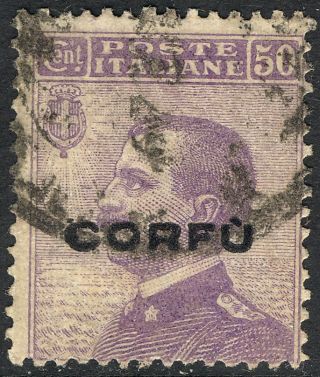 1923 Corfu,  Italian Occupation,  N6, ,  Very Good,  Scott Cv $13.  00 photo