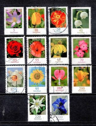 Germany. .  2005 - 11. .  Flowers. .  Includes High Face Values. .  Cv Is Over £46 Pounds.  4151 photo