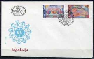 1946 - Yugoslavia 1982 - Joy Of Europa – Fdc photo