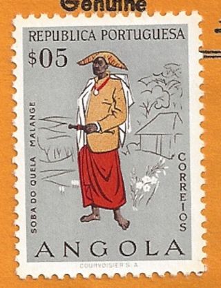 Angola Republica Portuguesa $05 Soba Do Quela Malange photo