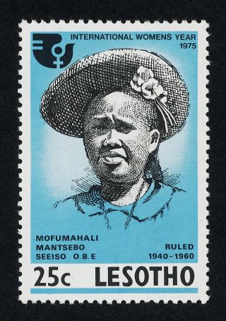 Lesotho 190 Mofumahali Mantsebo Seeiso,  International Women ' S Year photo