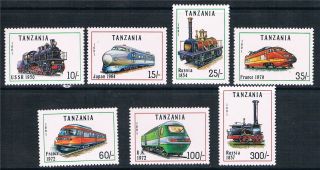 Tanzania 1991 Locomotives Sg1082 - 8 photo