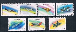 Tanzania 1993 Military Aircraft Sg 1673 - 9 photo
