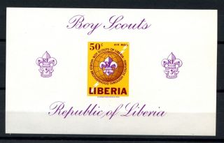 Liberia 1965 Sg Ms908 Boy Scouts Imperf M/s A32491 photo