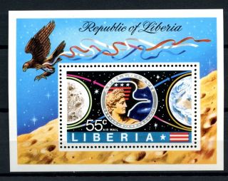 Liberia 1973 Sg Ms1148 Apollo 17 Moon Flight M/s A32513 photo